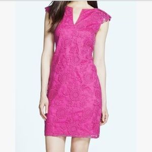 Adrianna Papell Embroidered Illusion Sheath Dress